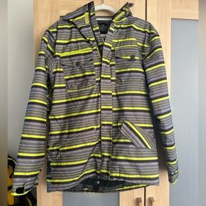 DC Snowboard Jacket - Youth Large - Ski Winter Snow - Striped